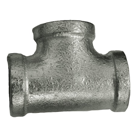Jones Stephens 2-1/2in. Galvanized Iron Tee, Banded G4600520